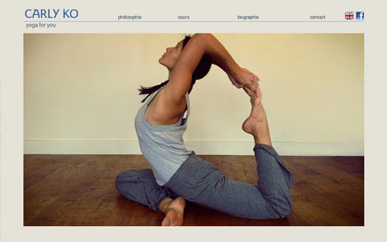 CARLY KO YOGA - website on line