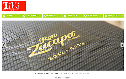 TIKI STUDIO GRAFICO- website on line