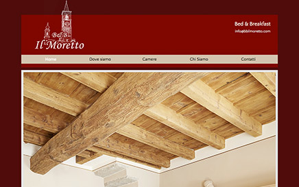 B & B - IL MORETTO - website on line